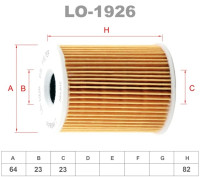 как выглядит фильтр масляный lynxauto lo-1926 на фото