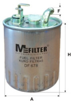 как выглядит m-filter фильтр топливный df678 на фото