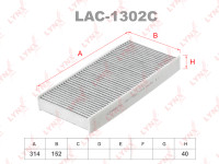 как выглядит фильтр салонный lynxauto lac-1302c на фото