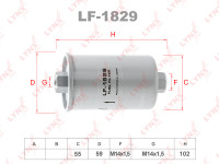 как выглядит lynxauto фильтр топливный lf1829 на фото