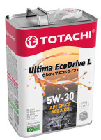 как выглядит масло моторное totachi ultima ecodrive l fully synthetic sn/cf 5w-30 4  на фото