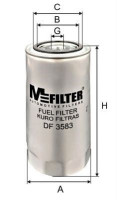 как выглядит m-filter фильтр топливный df3583 на фото