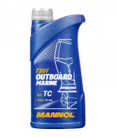 как выглядит масло моторное  mannol 2t outboard marine 1л на фото