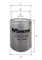 как выглядит m-filter фильтр топливный df3562 на фото