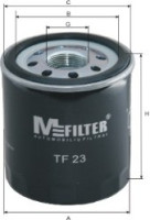 как выглядит m-filter фильтр масляный tf23 на фото